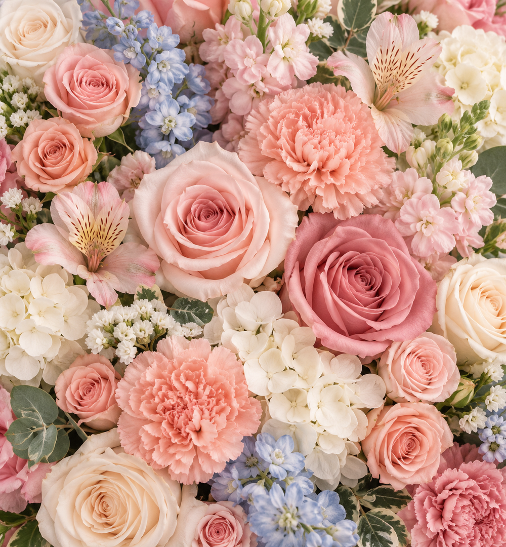 Garden neutral floral color story